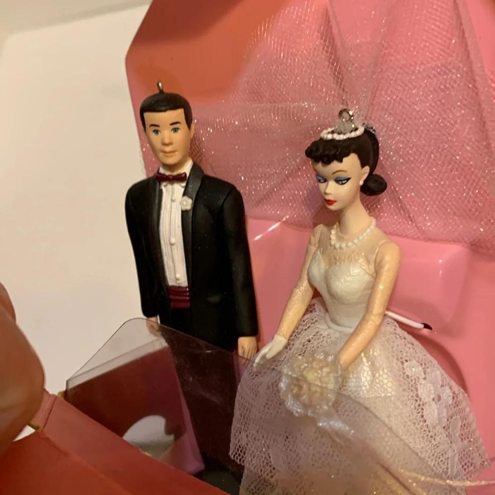 1997 Barbie Ken Wedding Day ornaments